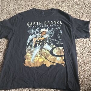 Hanes Black Graphic Tee - Garth Brooks World Tour